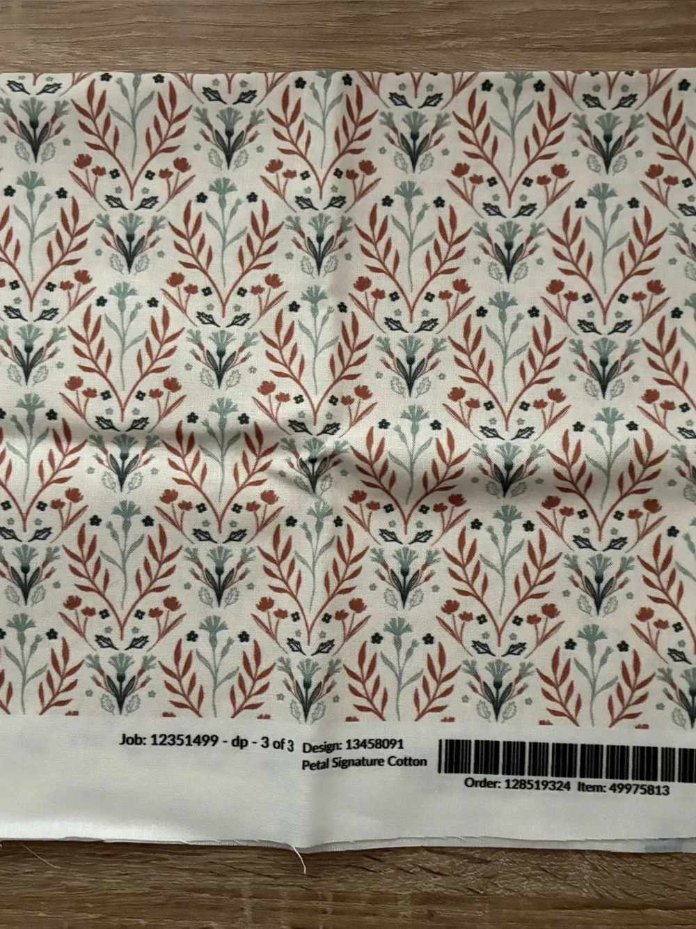 Two Fat Quarters of Spoonflower Fabric - Quilting Cotton with Foxes 🦊